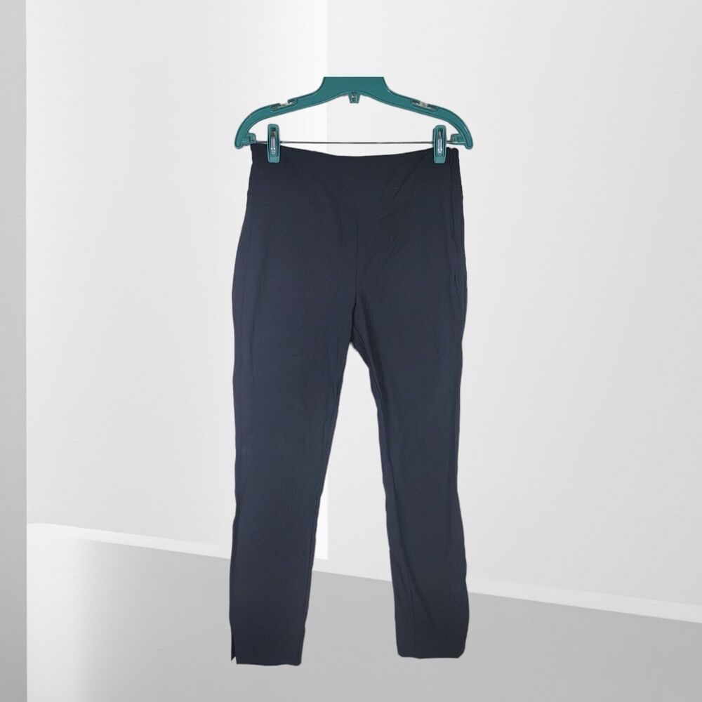 Athleta Wander Slim Ankle Pants  Size 10‎ Black High Rise Yoga